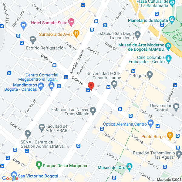 Mapa de Zona E Editores Ltda.