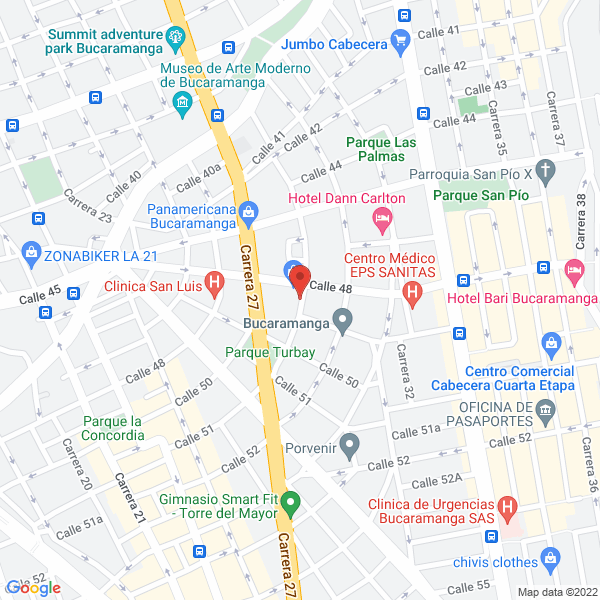 Map of Modos Constructora S.A.S.