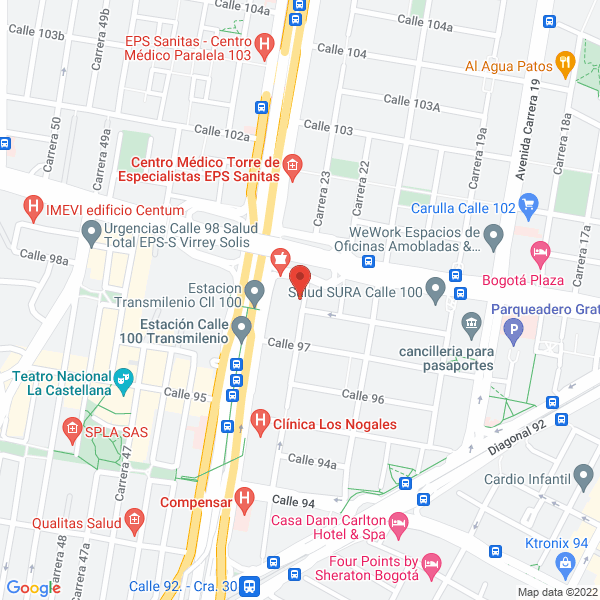 Mapa de Hotel Atton