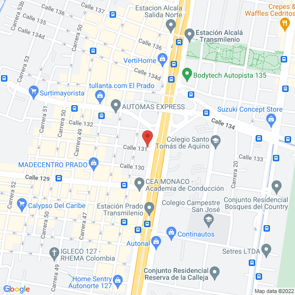 Mapa de Mazda Isuzu Y Renolt Ltda