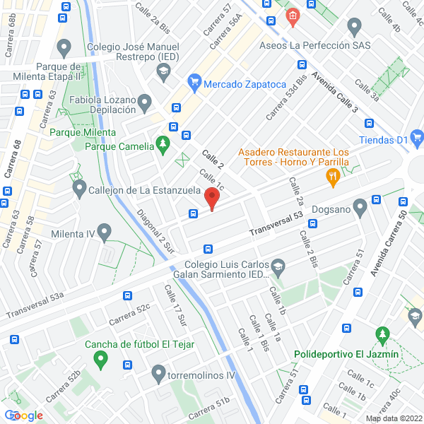 Mapa de M A Publicidad Y Soluciones Ltda.