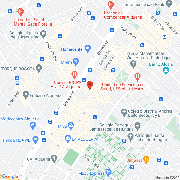 Mapa de Avialva S.A.S.