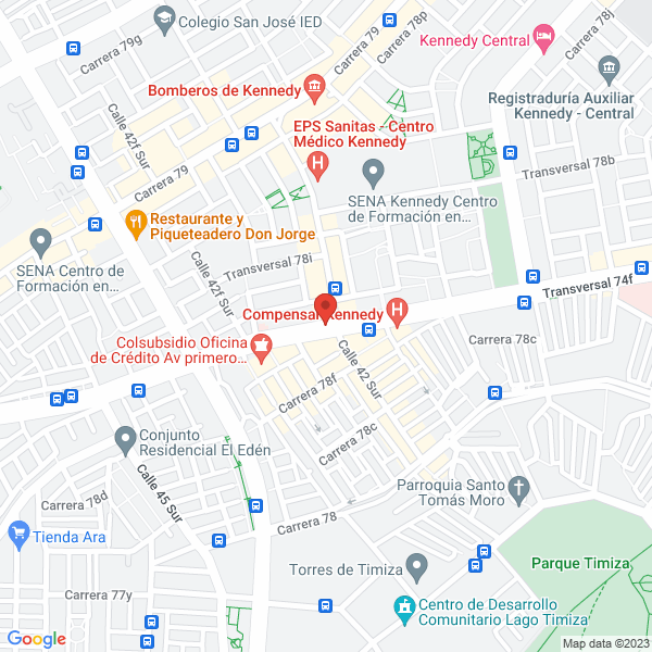 Mapa de C.A.O Consultores