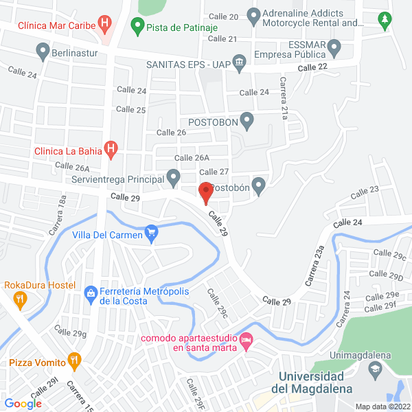 Map of Que Como Av Del Río