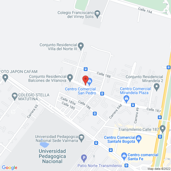 Mapa de Autoservicio Easy Laundry Ltda.