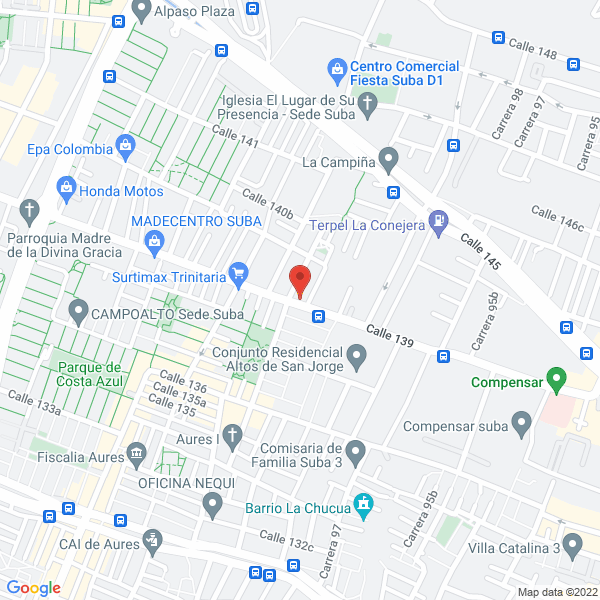 Mapa de Pinturas J P C