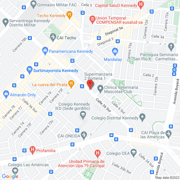 Mapa de Inmobiliaria Remodelar Vivienda
