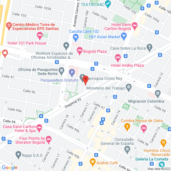 Mapa de Restaurante El Callejón