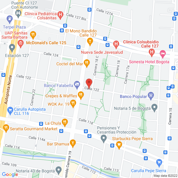 Mapa de Almacén Casa Store