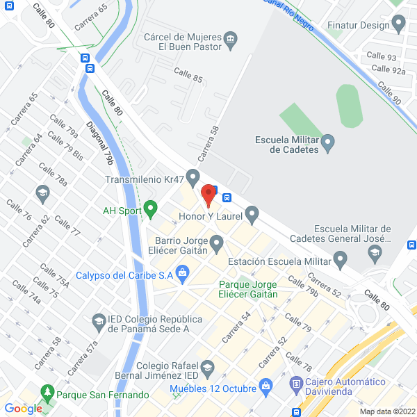 Mapa de Restaurante Mi Lupe