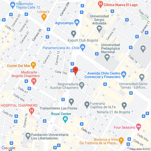 Mapa de Remontadora Nanzi