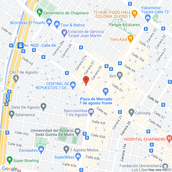 Mapa de Autorodamientos La 66