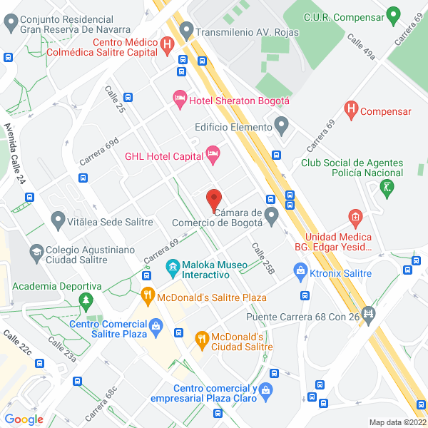 Mapa de Merca Express El Dorado