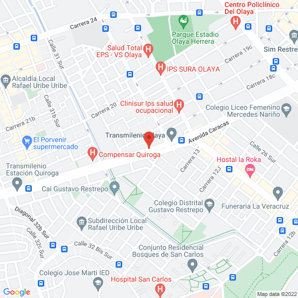 Mapa de Lechonería Los Legitimos Cerditos Del Tolima