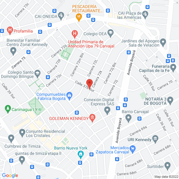 Mapa de Tortillas Guanajuato Capital S.A.S