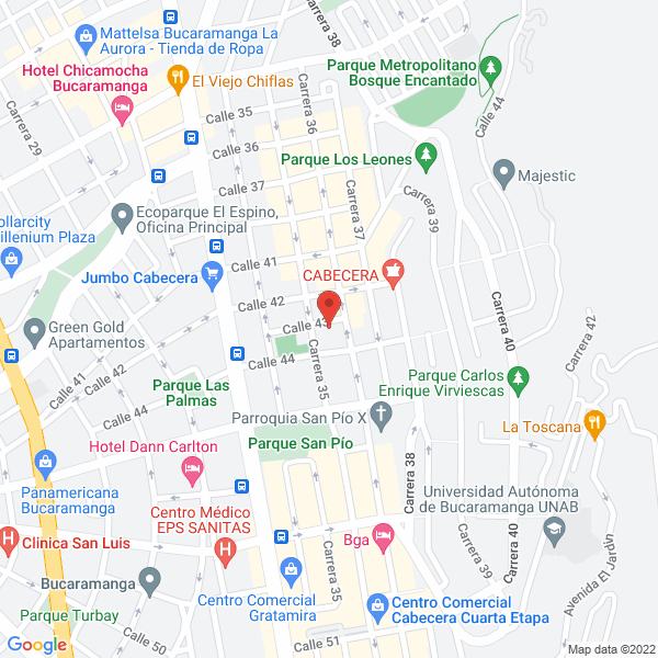 Map of Arcasti Ltda.