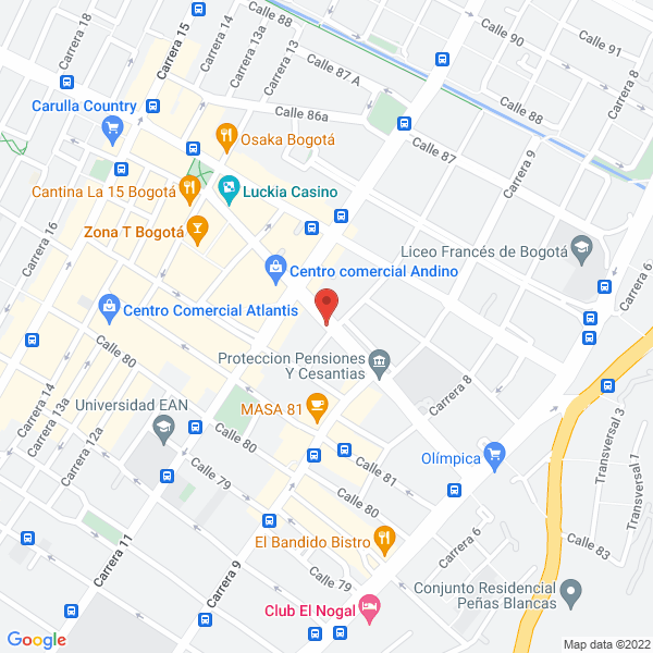 Mapa de Aricorp S.A.S.