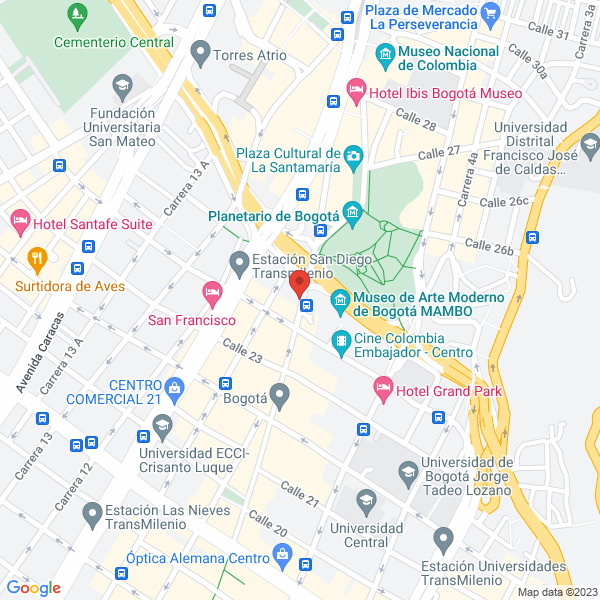 Mapa de Arquitectos Constructores E Interventores Ltda