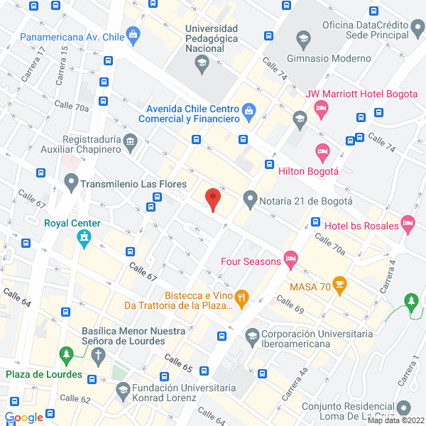 Mapa de Arsar S.A.S.