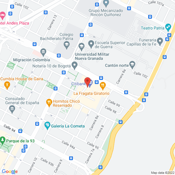 Mapa de Asetz Energy Corporation Colombia