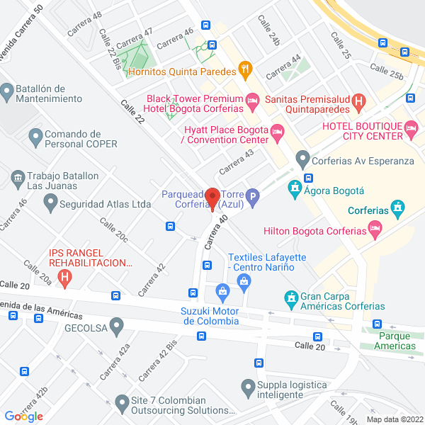 Mapa de Asic Ingeniería S. A.