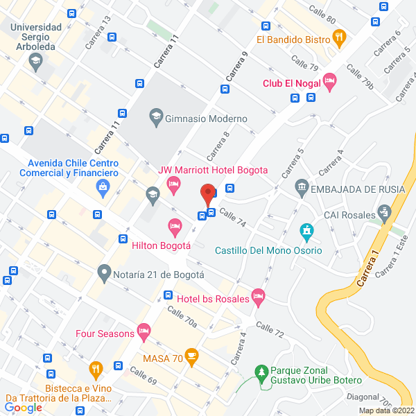 Mapa de Asociación Colombiana Del Petróleo