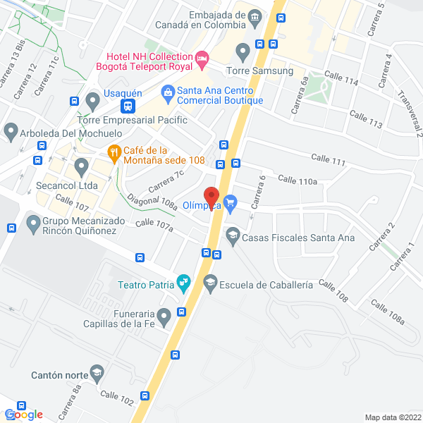 Mapa de Auto Centro Santana S.A.S
