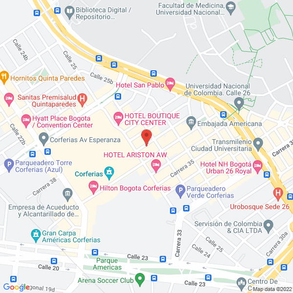 Mapa de Bioquifar Pharmacéutica S.A.