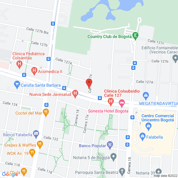 Mapa de Bodecos Y Cía. S.C.A.