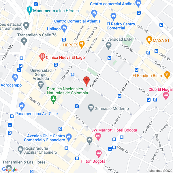 Mapa de Boston Medical Devices Colombia Ltda.