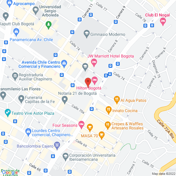Mapa de Bureau Veritas Certification