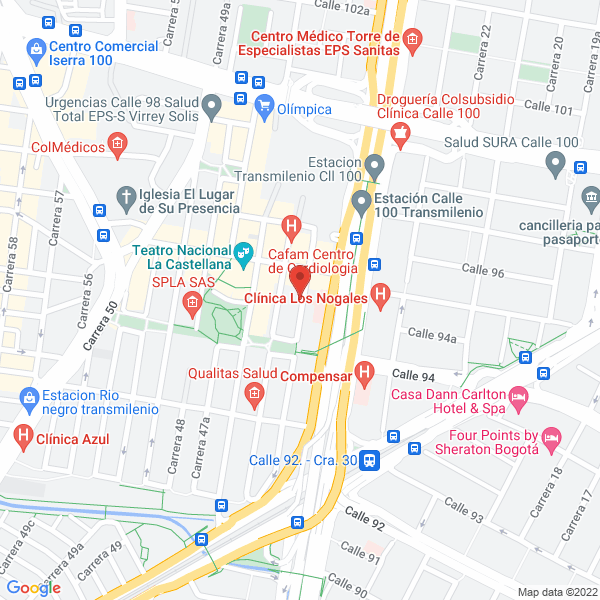 Mapa de Comunicaciones Redes Y Sistemas S.A.S.