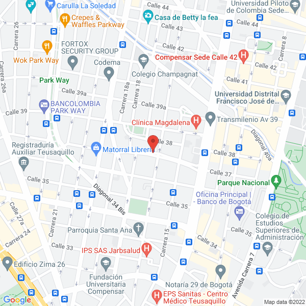 Mapa de Sociedad De Comercialización Internacional Condado S. A.