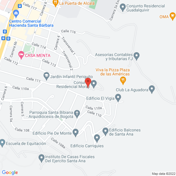 Mapa de Construcciones Loira S.A.S.