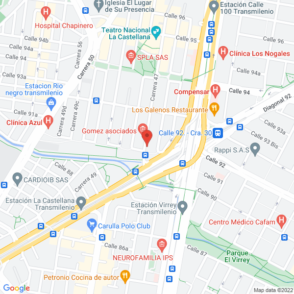 Mapa de Construirte Ltda.