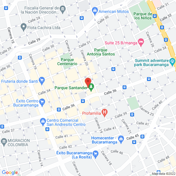 Map of Construsantander Ltda