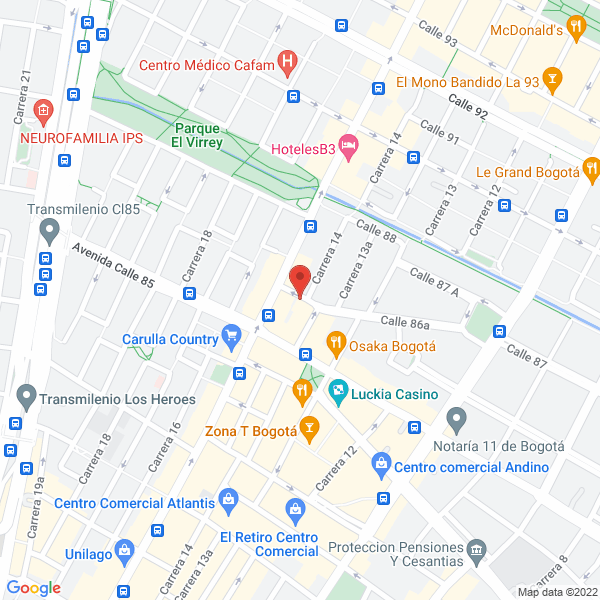 Mapa de Contact Service Ltda