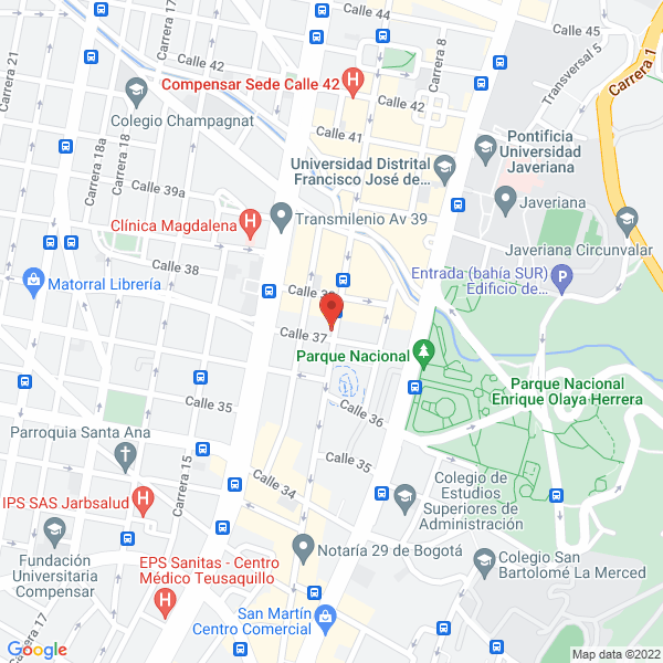 Mapa de Cooperacion Verde S A