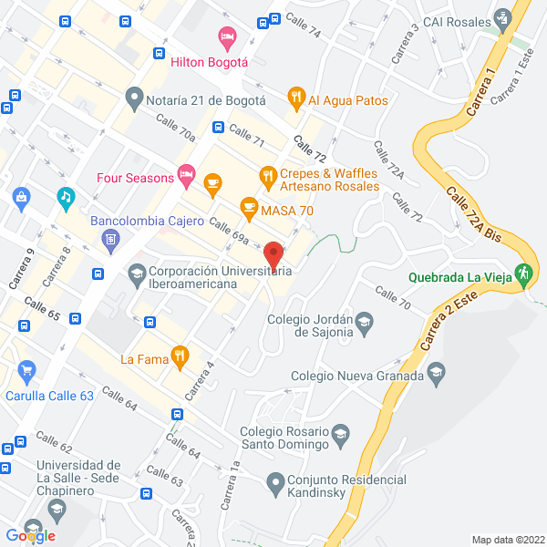 Mapa de Enrique Dávila Lozano E. D. L. Ltda.