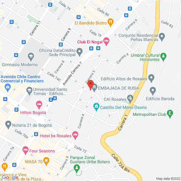 Mapa de F D S González Y Cía. S.C.S.