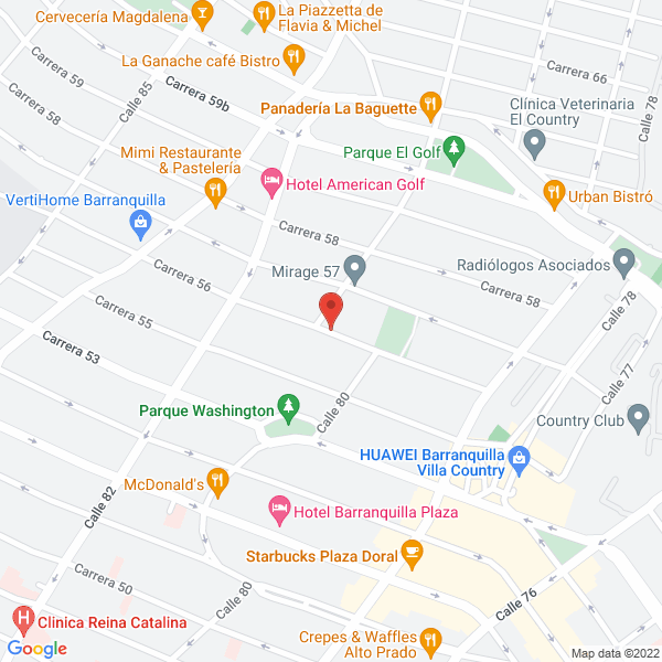 Map of F.G.C. Inversiones S.A.S.
