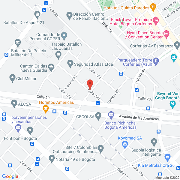 Mapa de Farmalógica S. A.
