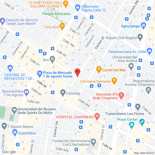 Mapa de Gas Natural Andino S.A.