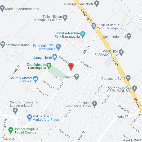 Map of Inteco S.A.S.