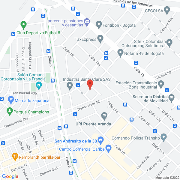 Mapa de Inversiones Cinco M S Ltda.