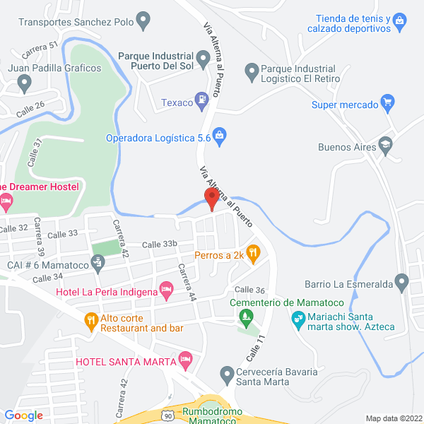 Map of Inversiones Orión S.A.S.