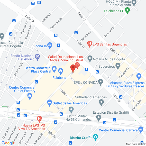 Mapa de Inversiones Orrego Y Cía. S.A.