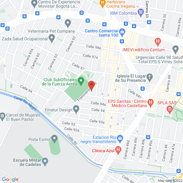 Mapa de Inversiones Sara De Colombia S.A.S.