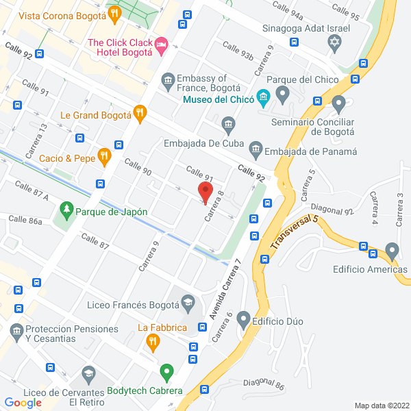Mapa de Mallarino Villegas S.A.S