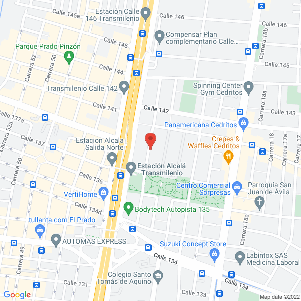 Mapa de Melcon S.A.S.
